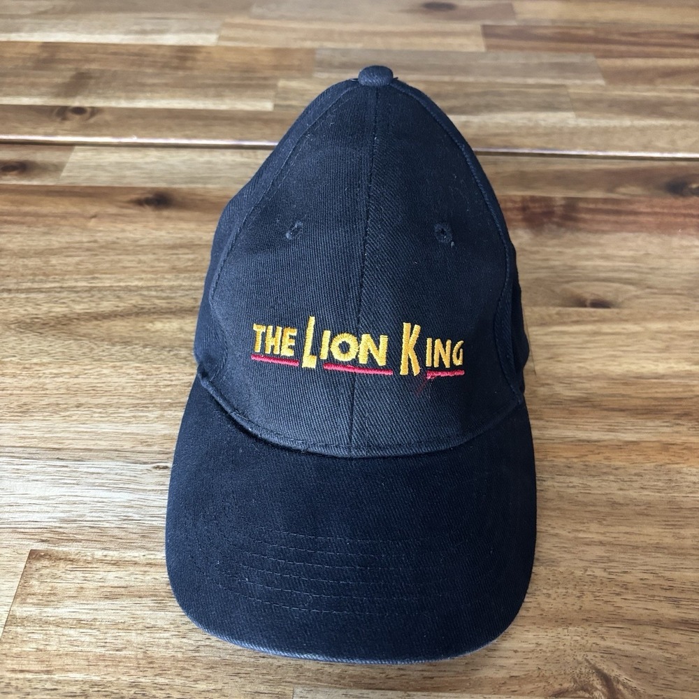 LION KING Disney VIP Embroidered Baseball Cap Hat Adjustable ONE Size AUTHENTIC